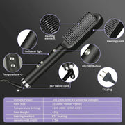 hair straightener brush, view 6 - MRSLM