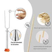 double metal BBQ skewers, view 7 - MRSLM