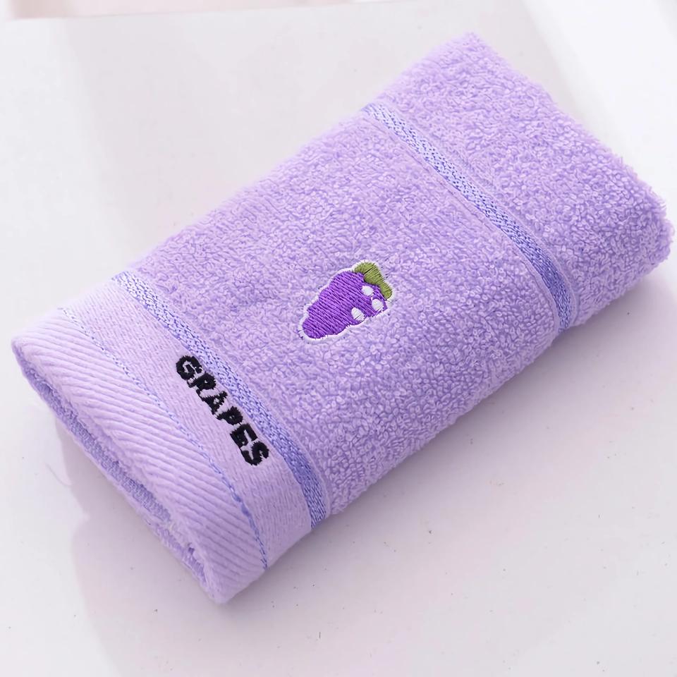 Adorable Cartoon Fruit Face Towel for Babies