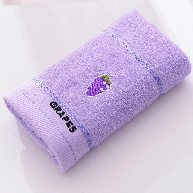 cartoon fruit face towel for babies, view 3 - MRSLM