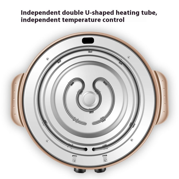 Korean-style Electric Barbecue All-in-one Pot Hot Pot Household Multi-functional Detachable Oven