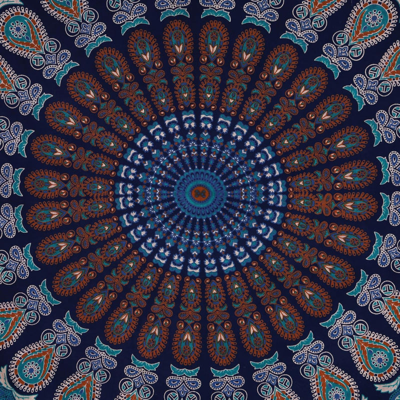 indian mandala tapestry, view 7 - MRSLM