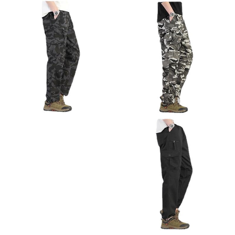 men's loose straight retro overalls, view 5 - MRSLM