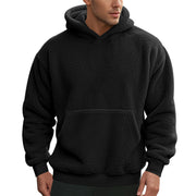 men's double-sided velvet loose sweater, view 7 - MRSLM