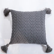 soft knit chenille cushion cover, view 6 - MRSLM