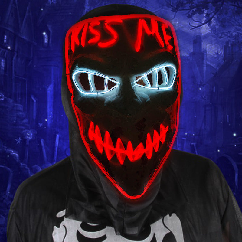 glowing Halloween party mask - MRSLM