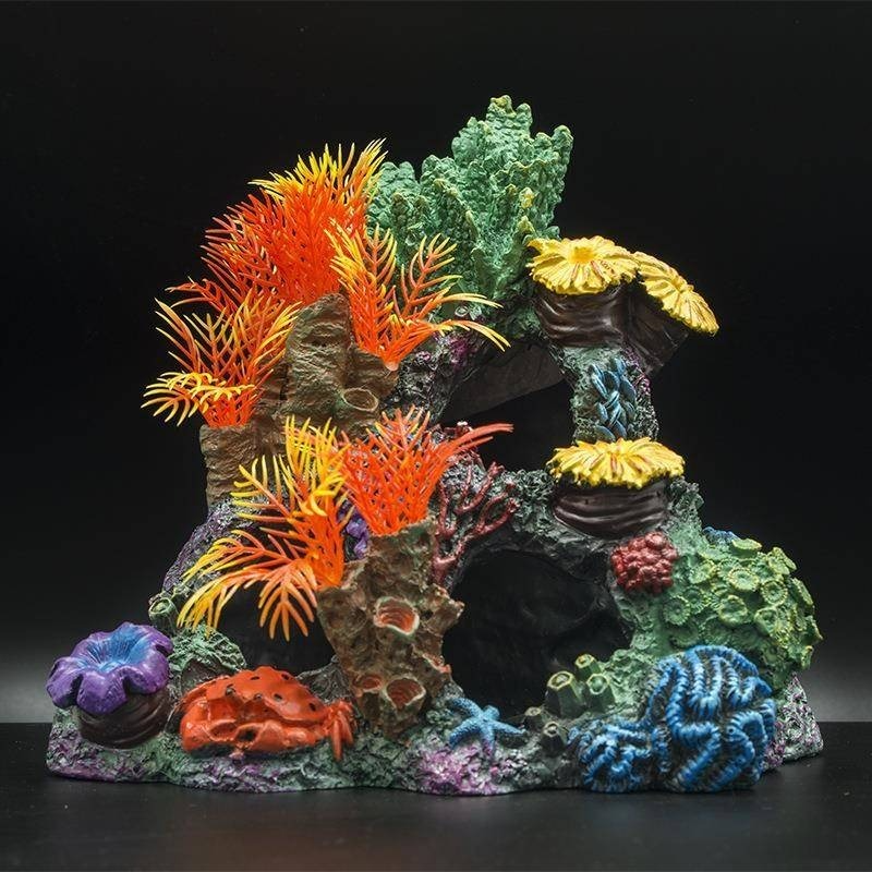 artificial coral reef aquarium decorations, view 6 - MRSLM