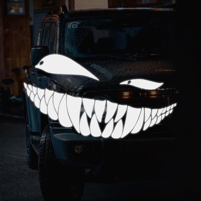 Wink and smirk car stickers - MRSLM