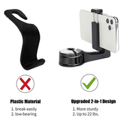 car headrest hook phone holder, view 7 - MRSLM