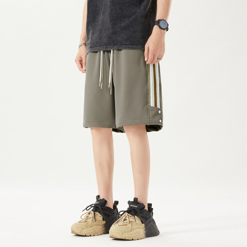 loose waffle cropped pants, view 2 - MRSLM