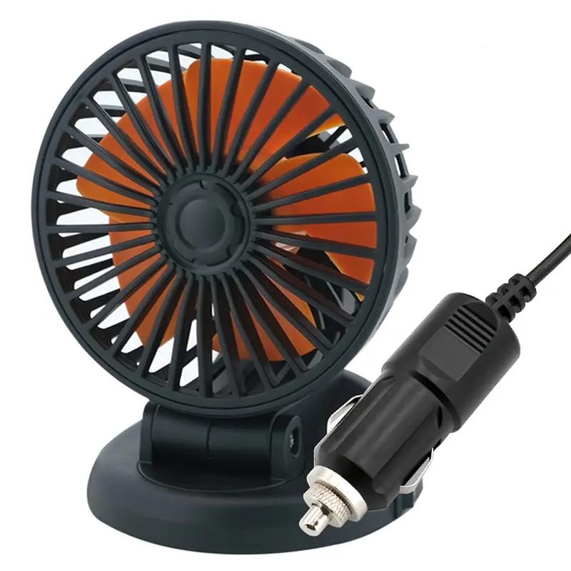 Multi-angle rotatable car cooling fan, view 4 - MRSLM