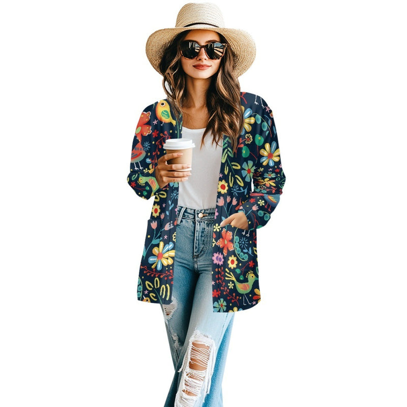 long sleeve cardigan jacket, view 10 - MRSLM