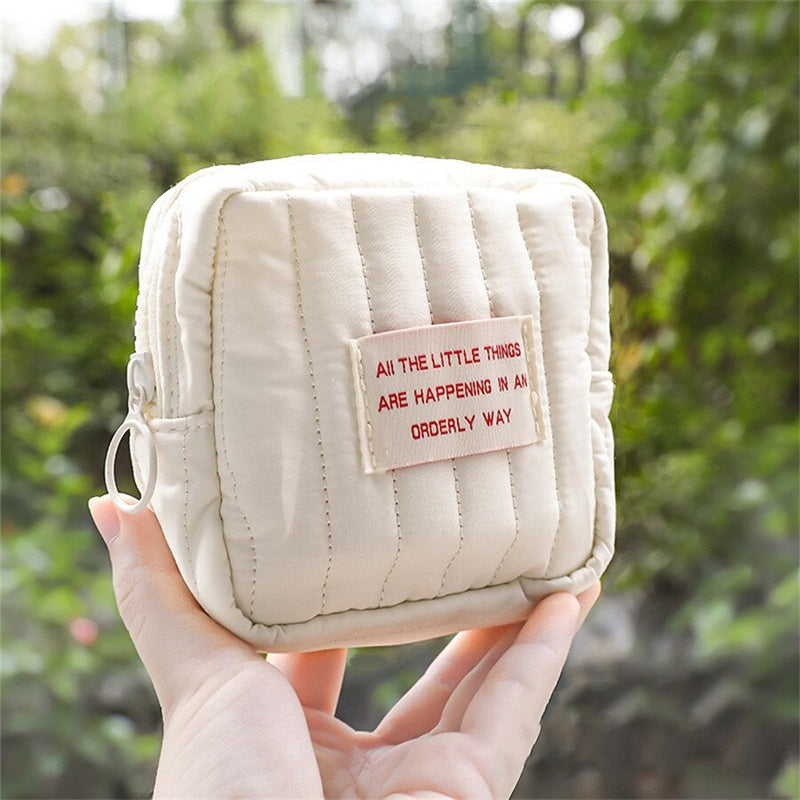 Compact zip cosmetic case - MRSLM
