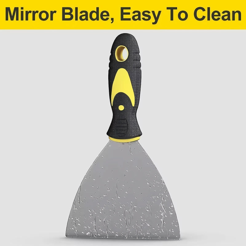 stainless steel putty knife set, view 3 - MRSLM