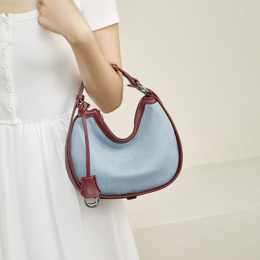 blue denim hobo bag - MRSLM