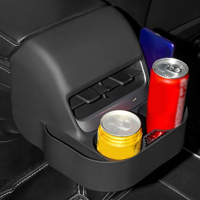 rear seat air vent cup holder for model 3 and y, view 3 - MRSLM