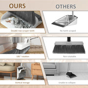 adjustable broom and dustpan set, view 7 - MRSLM