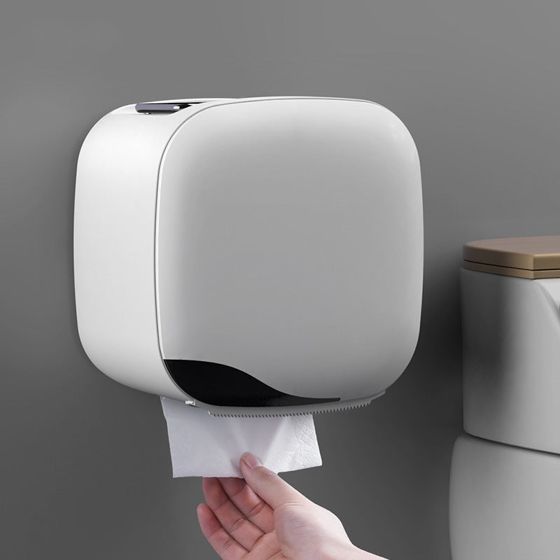 waterproof wall mount toilet paper holder, view 5 - MRSLM