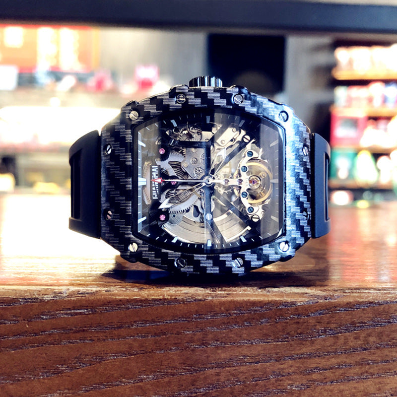 skeleton automatic tourbillon watch, view 8 - MRSLM