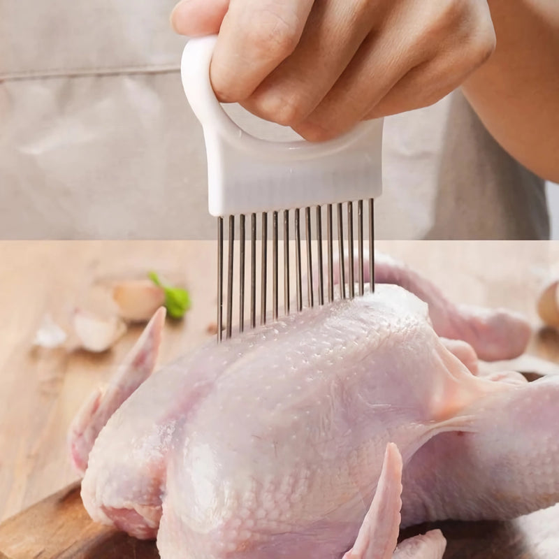 stainless steel hands-free vegetable slicer, view 7 - MRSLM