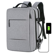 expandable travel backpack with usb port - MRSLM