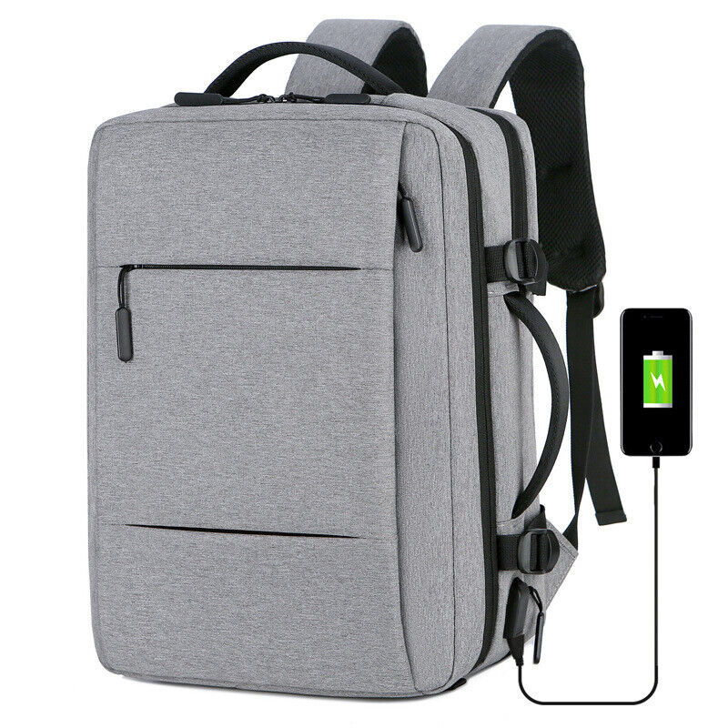 expandable travel backpack with usb port - MRSLM