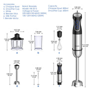 5-in-1 immersion hand blender, view 11 - MRSLM