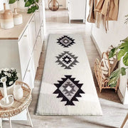 plush geometric area rug, view 2 - MRSLM