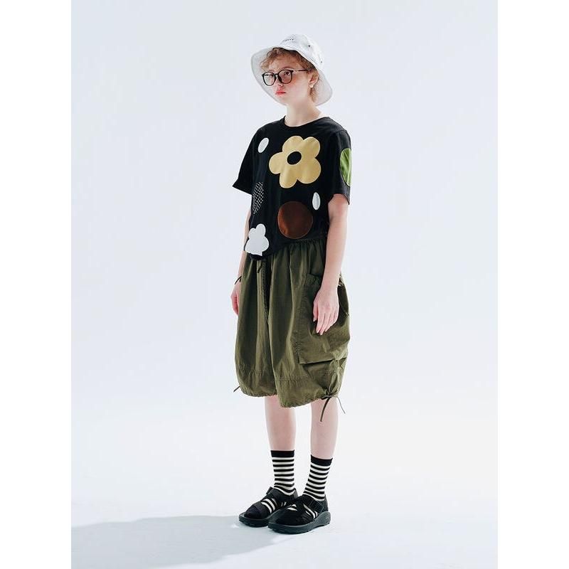 Floral pattern casual tee, view 5 - MRSLM