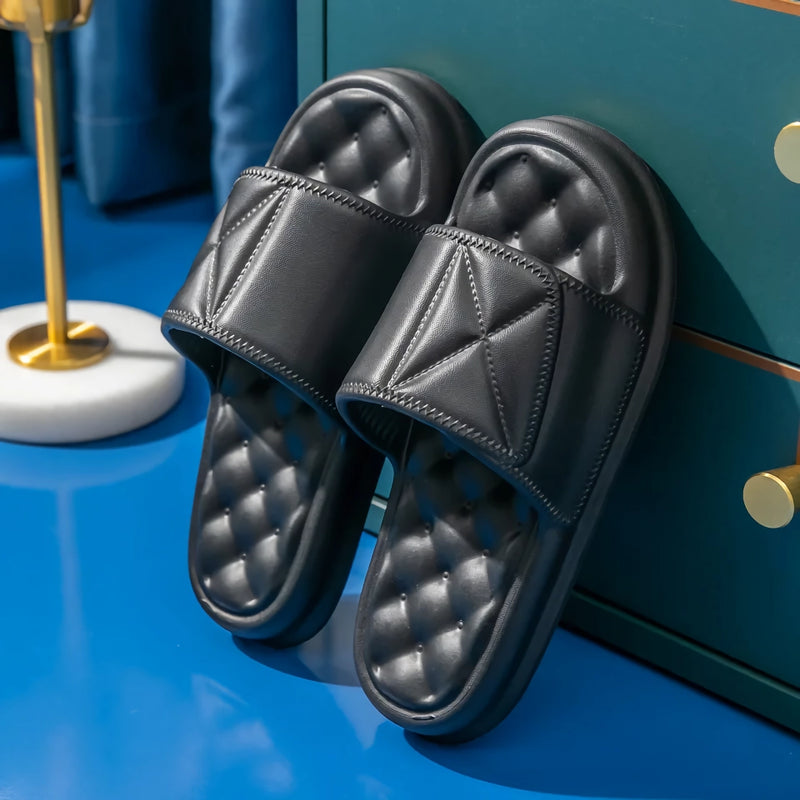women's platform massage slippers, view 6 - MRSLM