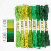 gradient color cross stitch thread, view 6 - MRSLM