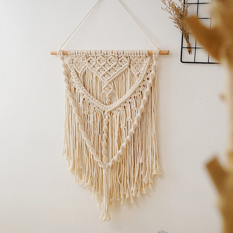 beige minimalist tapestry - MRSLM