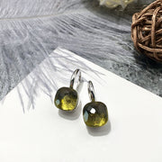 colored stone french hook earrings, view 12 - MRSLM