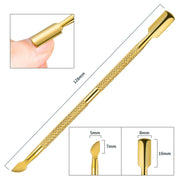 stainless steel cuticle pusher, view 4 - MRSLM