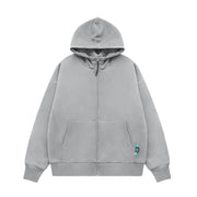 unisex fleece lined zip up hoodie, view 6 - MRSLM