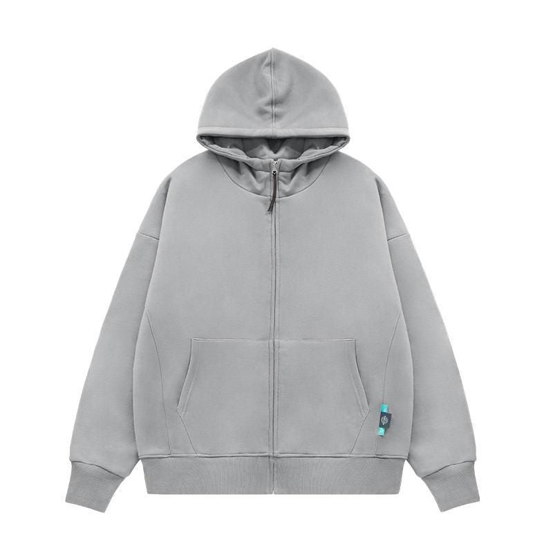 unisex fleece lined zip up hoodie, view 6 - MRSLM