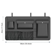 leather car storage organizer, view 5 - MRSLM