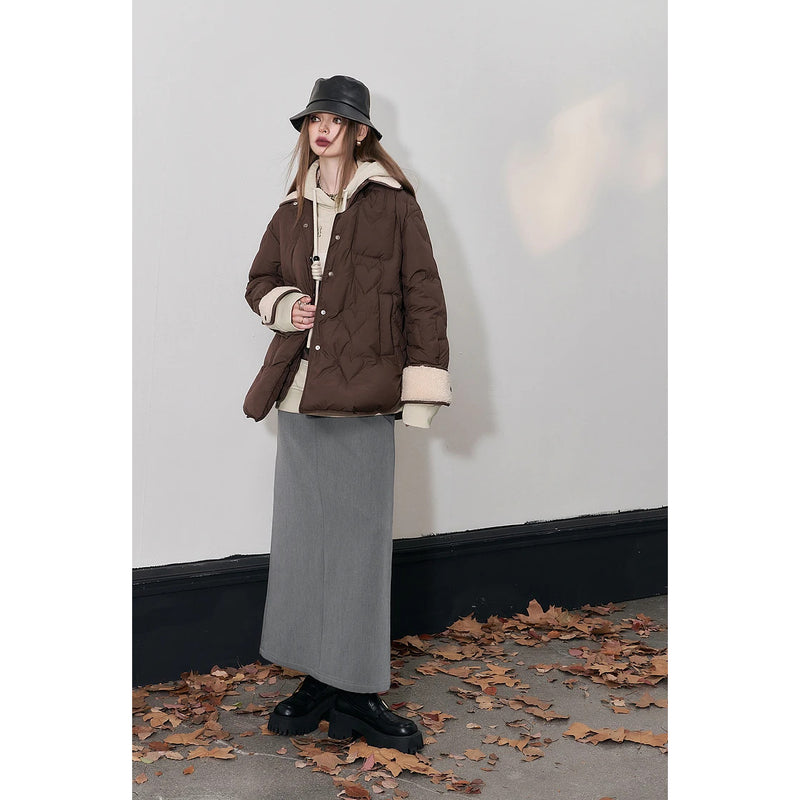 elegant a-line autumn skirt, view 3 - MRSLM