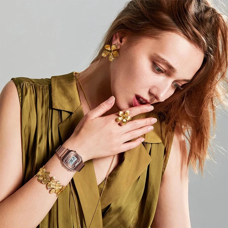 luxury gold digital watch, view 10 - MRSLM