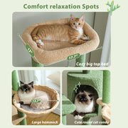 large cactus cat tree tower, view 8 - MRSLM