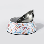 stainless steel anti-tip pet bowl, view 2 - MRSLM