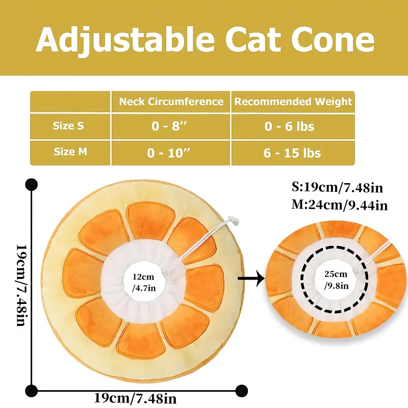 fruit-shaped pet elizabethan collar, view 8 - MRSLM