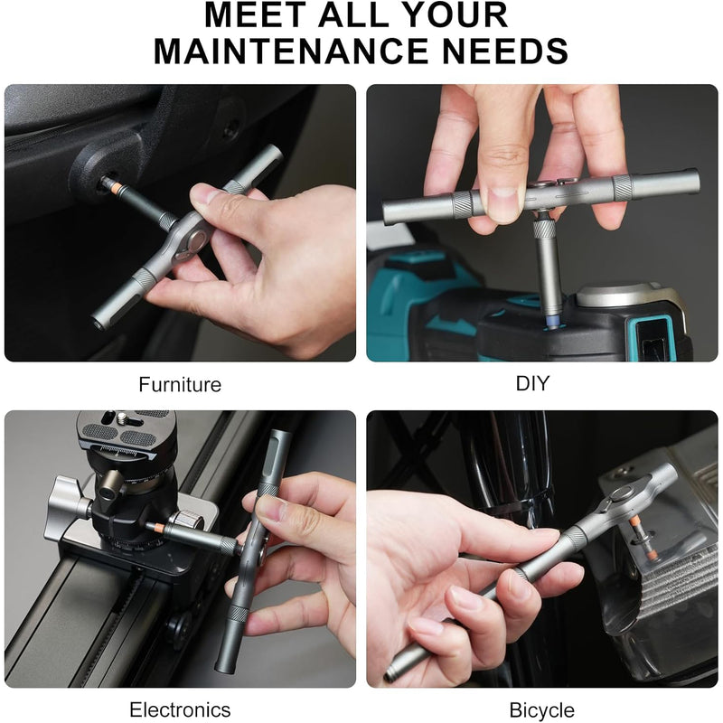 42-in-1 precision ratchet screwdriver set, view 4 - MRSLM