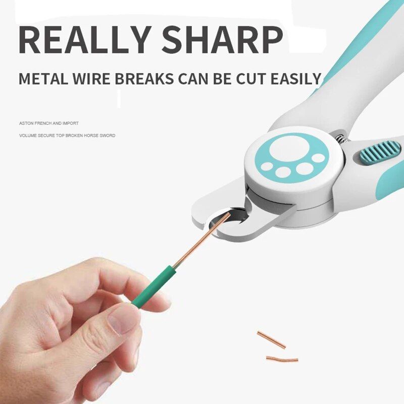 easy-grip pet nail clippers, view 3 - MRSLM