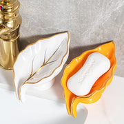 ceramic leaf soap dish, view 14 - MRSLM