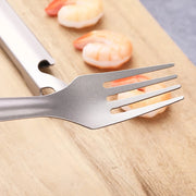 titanium outdoor cutlery set, view 5 - MRSLM
