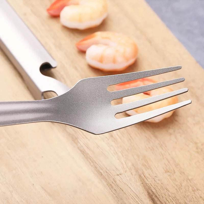 titanium outdoor cutlery set, view 5 - MRSLM