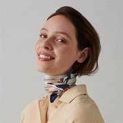 women's silk skinny scarf, view 17 - MRSLM