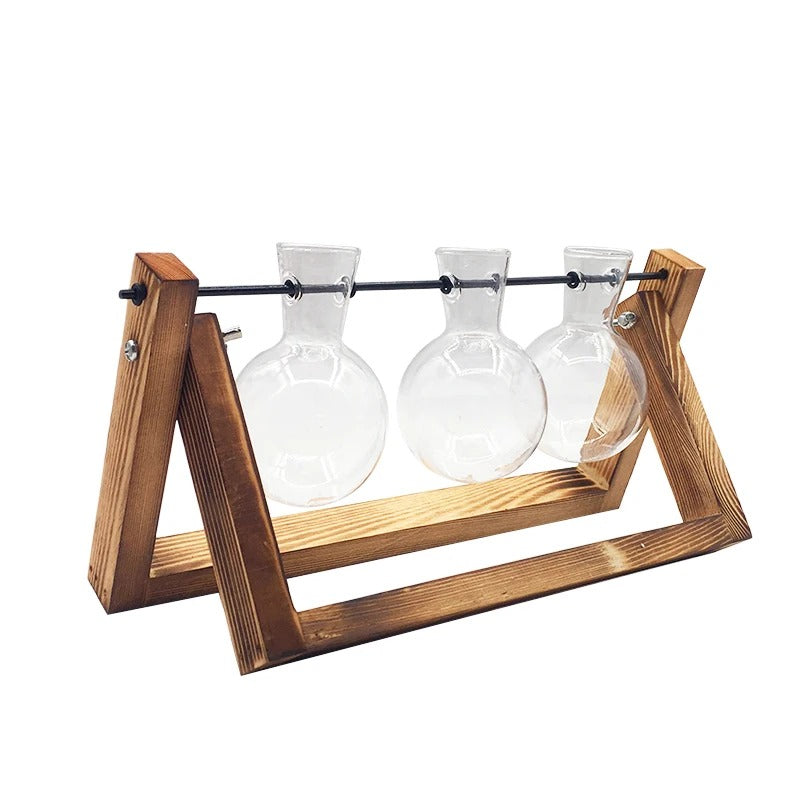hydroponic glass vase, view 4 - MRSLM