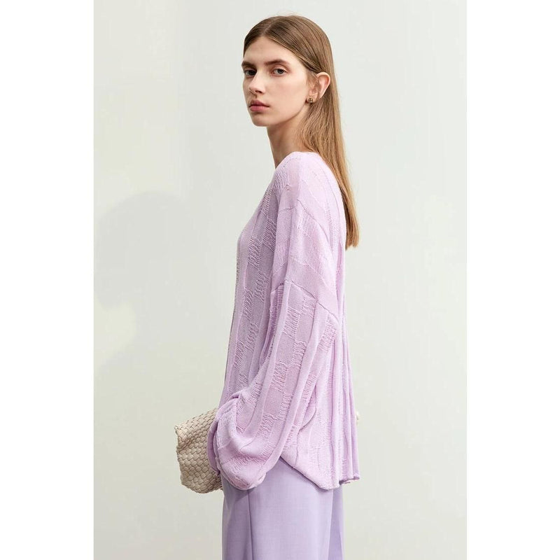 spring knit sweater, view 24 - MRSLM